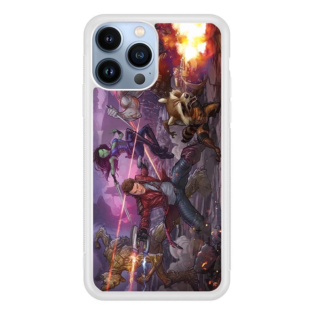 Guardians of The Galaxy Power of Squad iPhone 14 Pro Case-Oxvistore