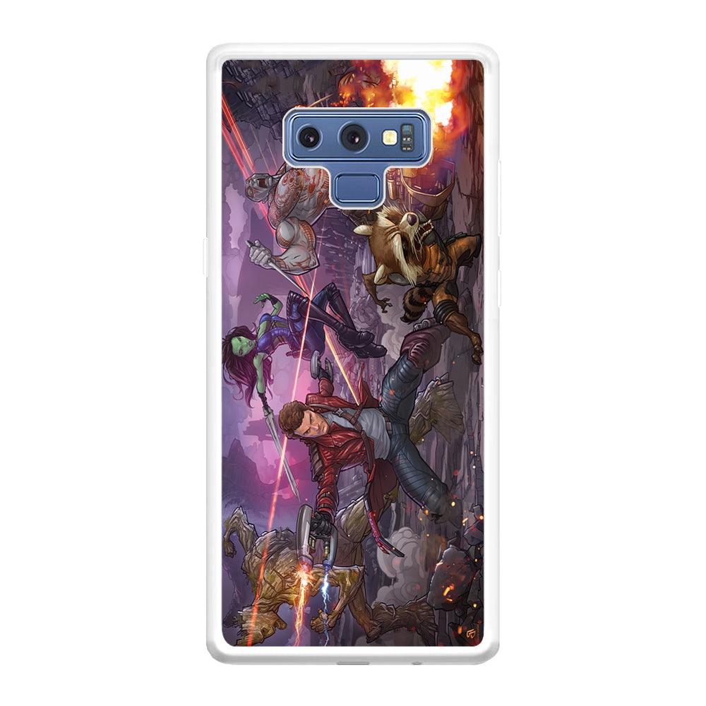 Guardians of The Galaxy Power of Squad Samsung Galaxy Note 9 Case-Oxvistore