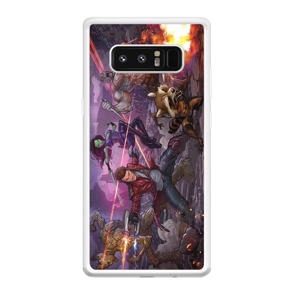 Guardians of The Galaxy Power of Squad Samsung Galaxy Note 8 Case-Oxvistore