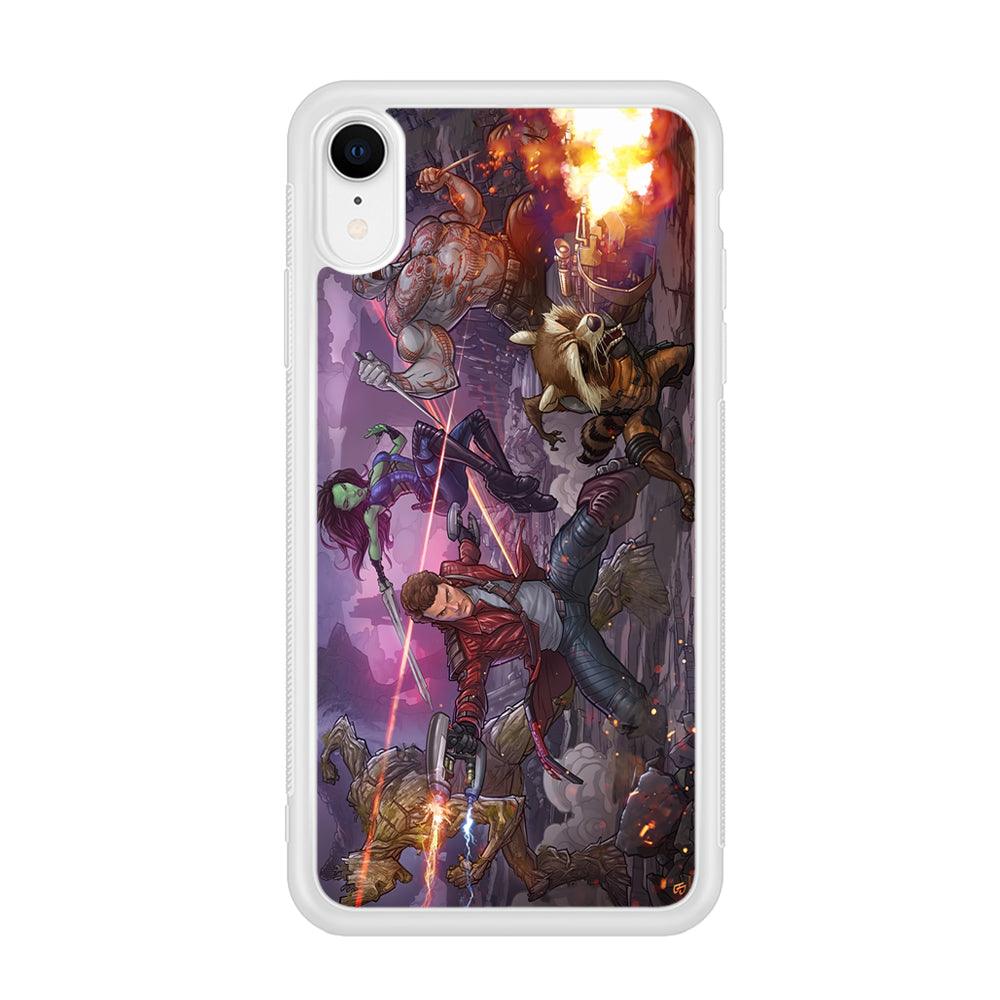 Guardians of The Galaxy Power of Squad iPhone XR Case-Oxvistore