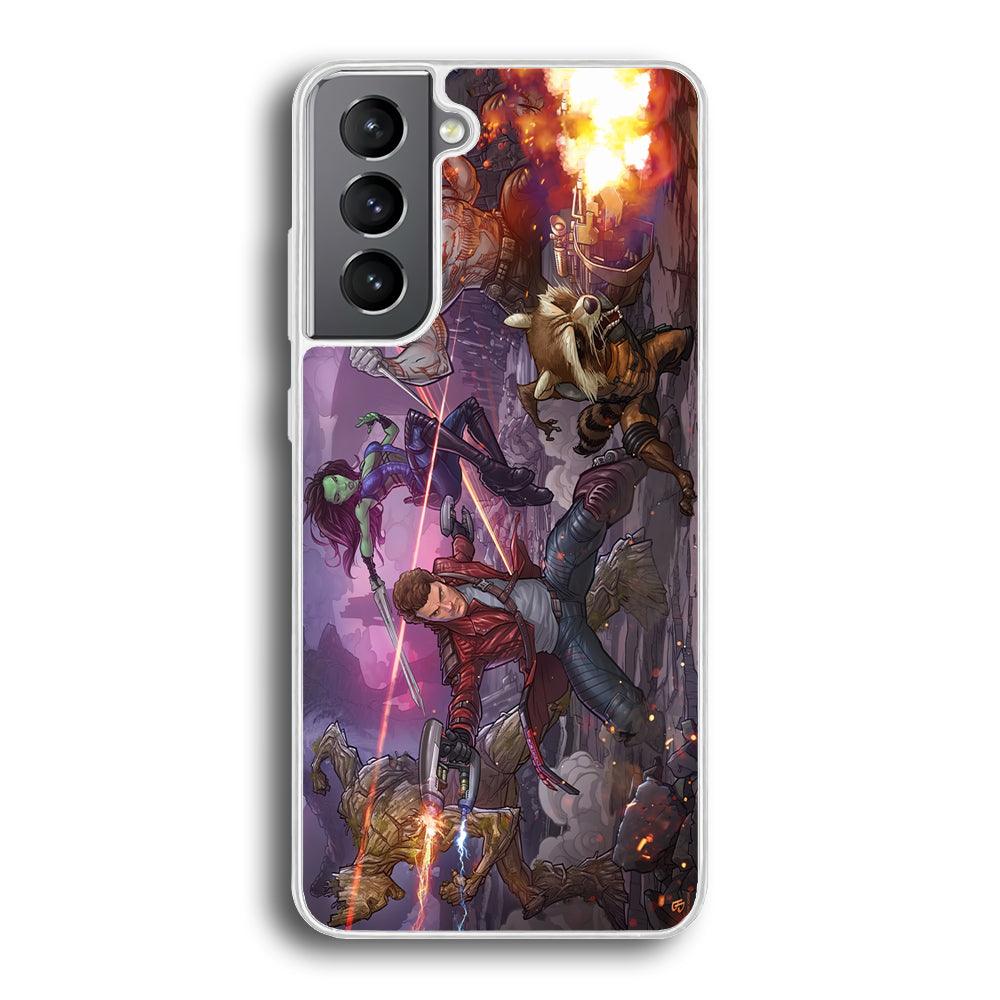 Guardians of The Galaxy Power of Squad Samsung Galaxy S21 Case-Oxvistore