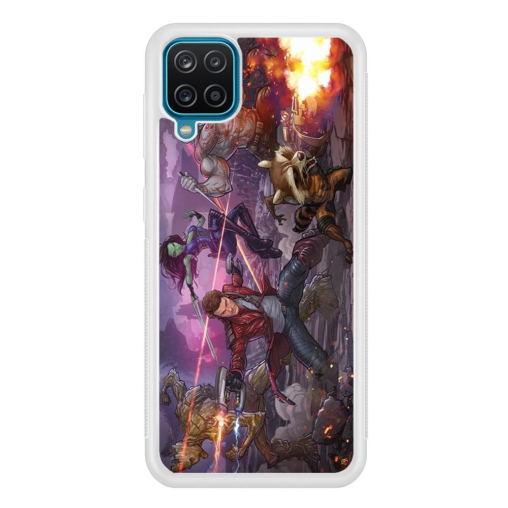 Guardians of The Galaxy Power of Squad Samsung Galaxy A12 Case-Oxvistore