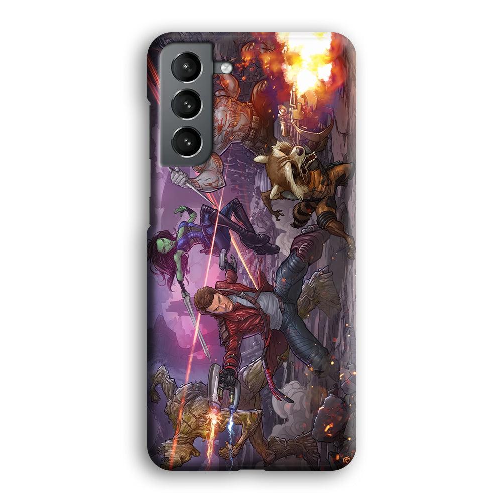 Guardians of The Galaxy Power of Squad Samsung Galaxy S21 Case-Oxvistore