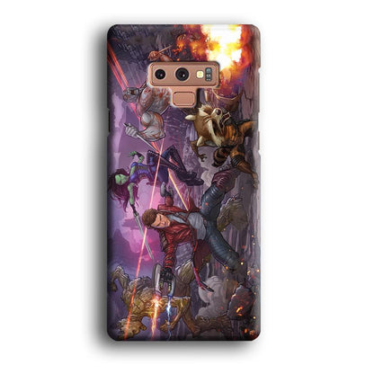 Guardians of The Galaxy Power of Squad Samsung Galaxy Note 9 Case-Oxvistore