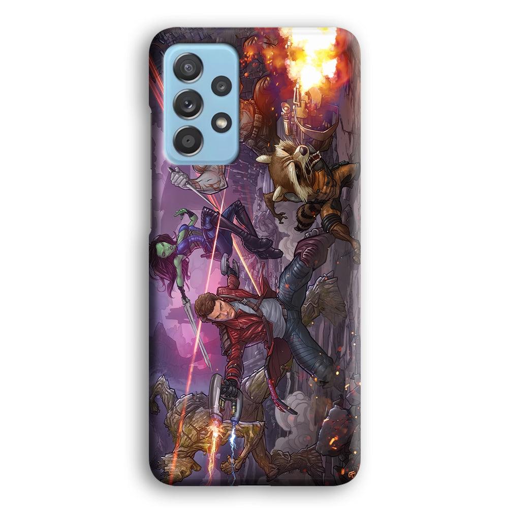 Guardians of The Galaxy Power of Squad Samsung Galaxy A52 Case-Oxvistore