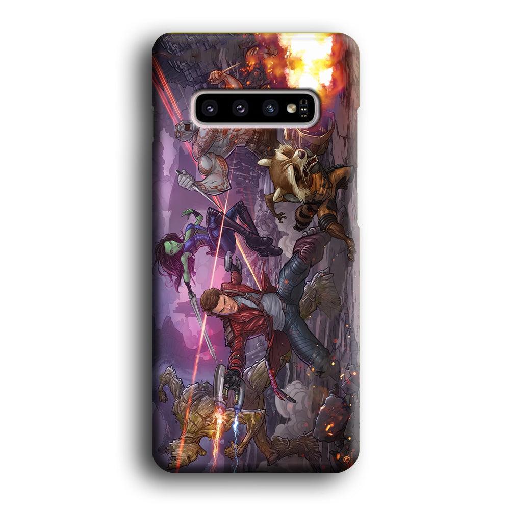 Guardians of The Galaxy Power of Squad Samsung Galaxy S10 Plus Case-Oxvistore