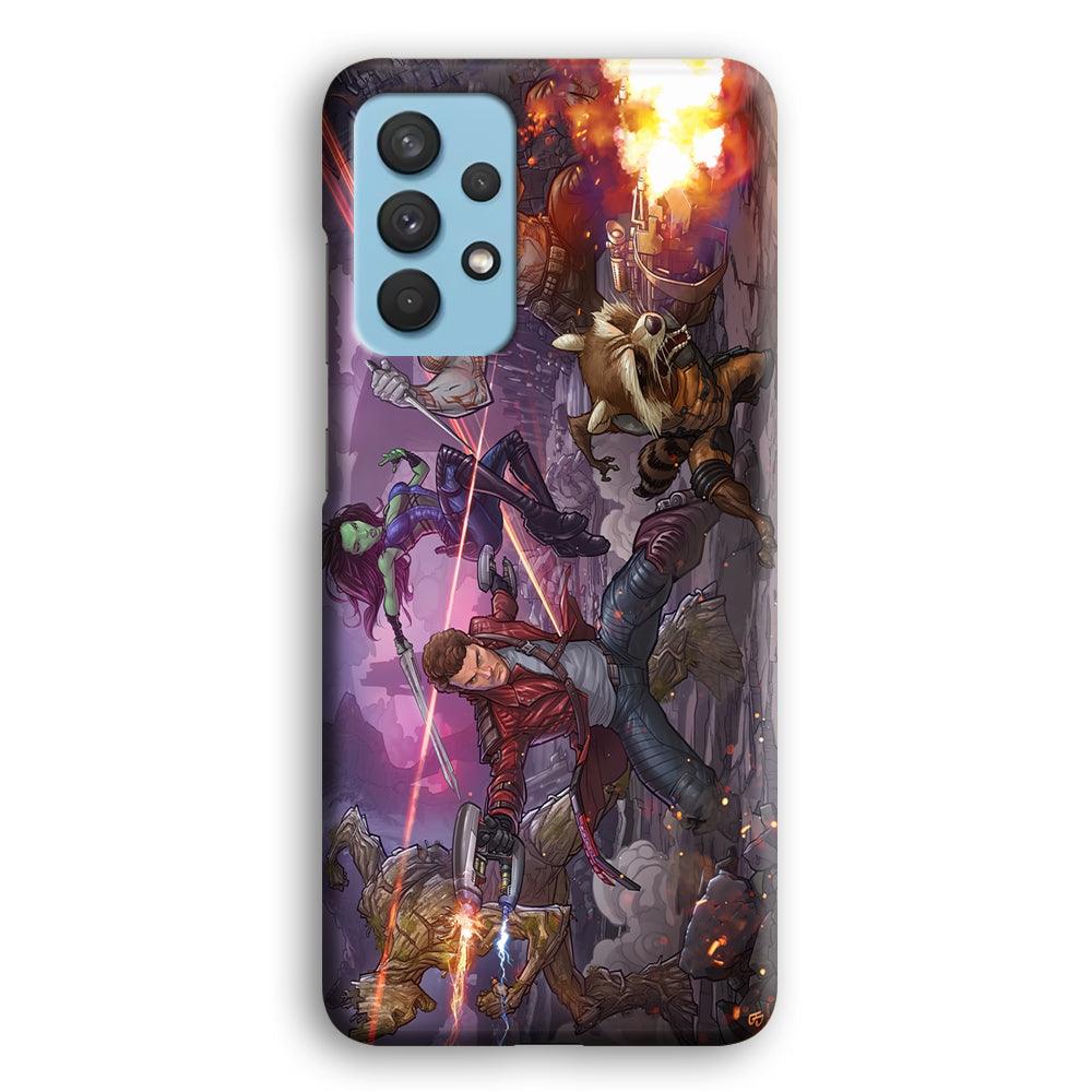 Guardians of The Galaxy Power of Squad Samsung Galaxy A32 Case-Oxvistore