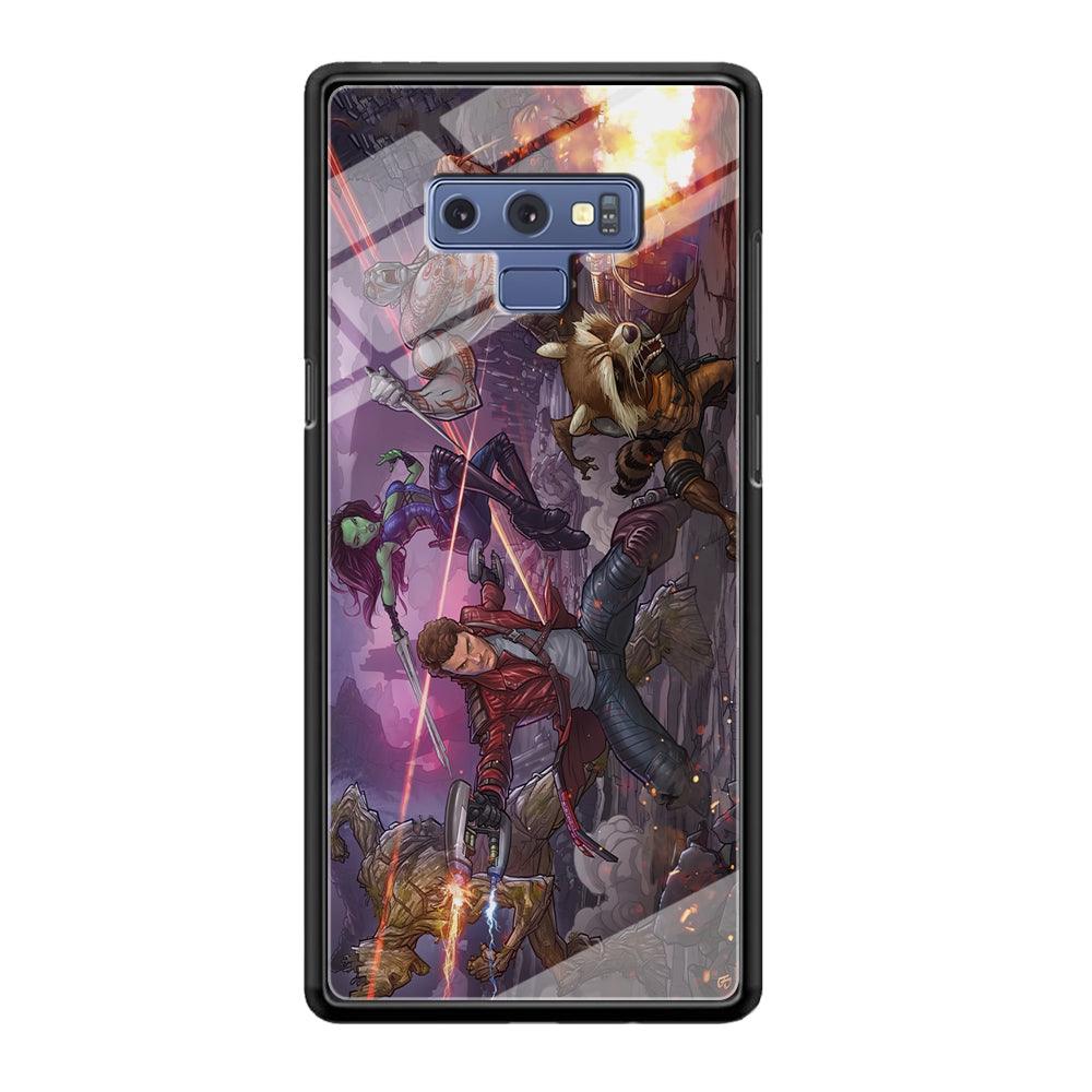 Guardians of The Galaxy Power of Squad Samsung Galaxy Note 9 Case-Oxvistore