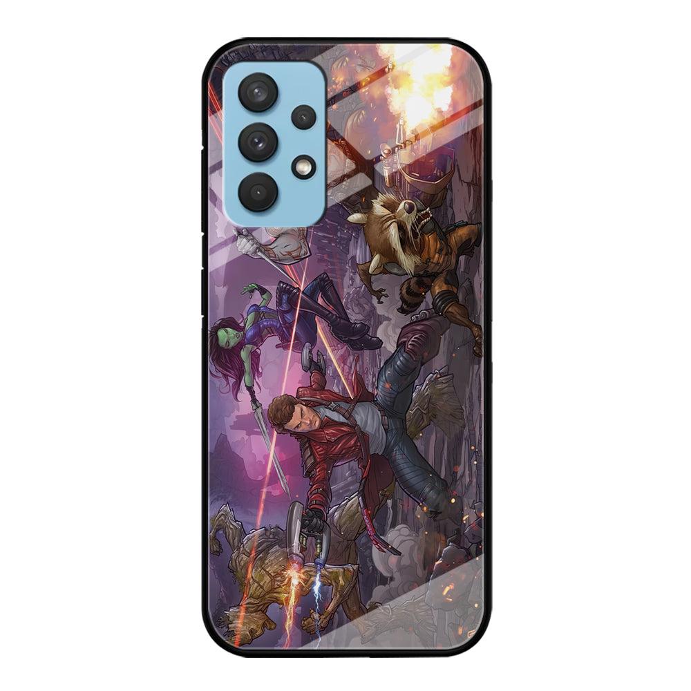 Guardians of The Galaxy Power of Squad Samsung Galaxy A32 Case-Oxvistore