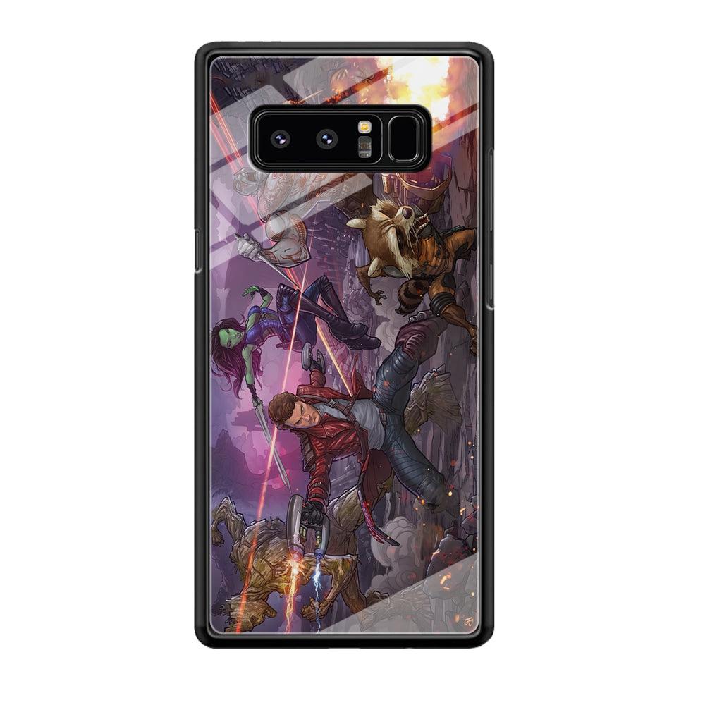 Guardians of The Galaxy Power of Squad Samsung Galaxy Note 8 Case-Oxvistore