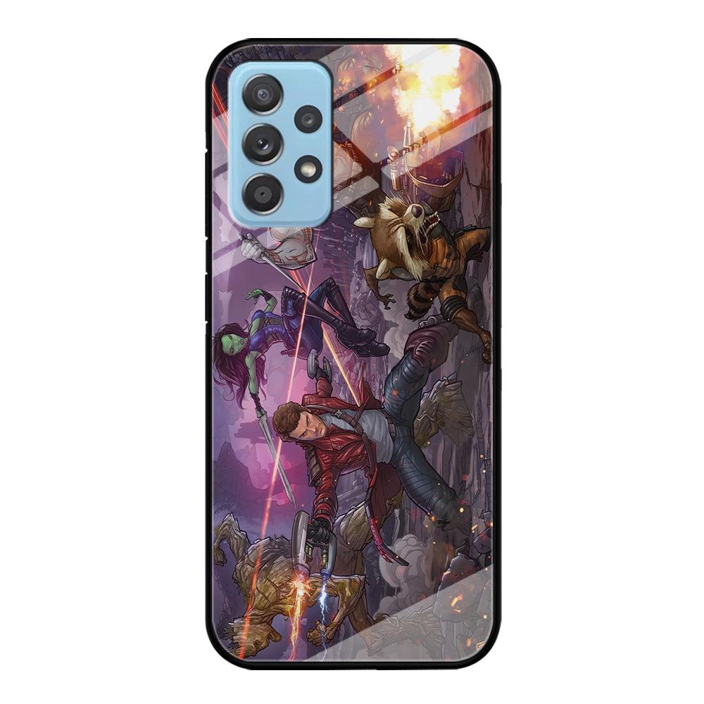 Guardians of The Galaxy Power of Squad Samsung Galaxy A52 Case-Oxvistore