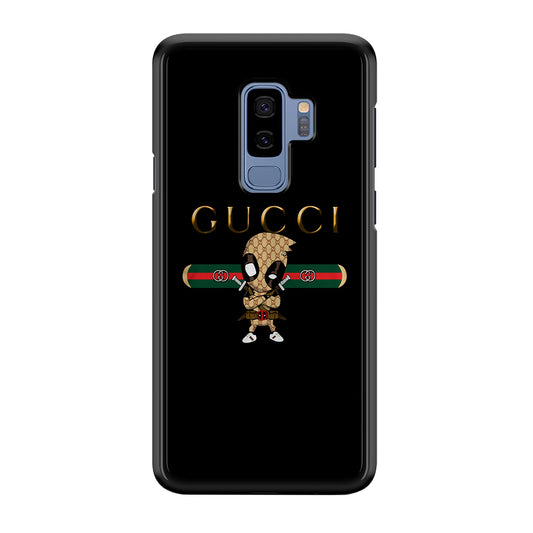 Gucci Deadpool Style Samsung Galaxy S9 Plus Case-Rubber White (2D Case)-Oxvistore
