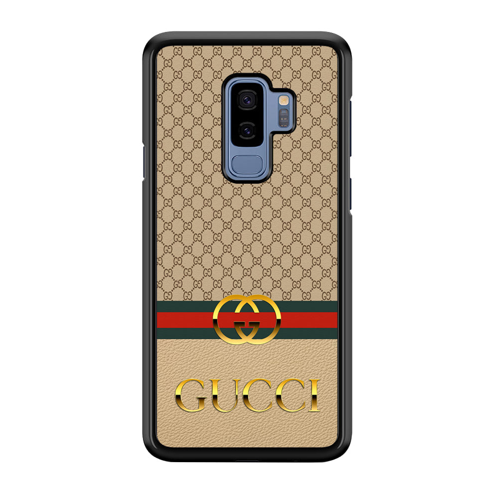 Gucci Gold Clasp Samsung Galaxy S9 Plus Case-Rubber Black (2D Case)-Oxvistore