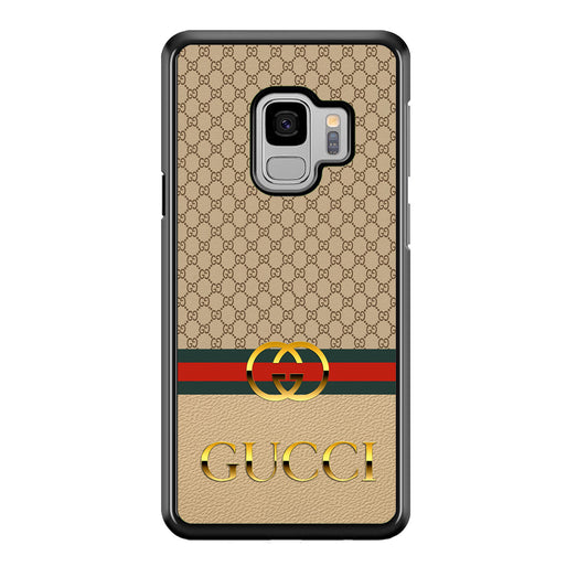 Gucci Gold Clasp Samsung Galaxy S9 Case-Rubber Black (2D Case)-Oxvistore
