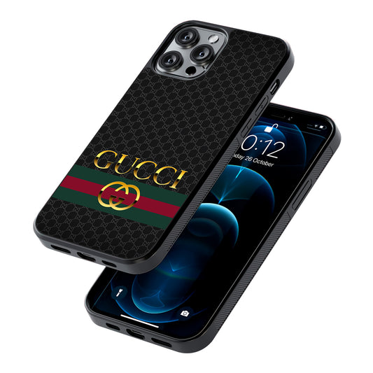 Gucci Luxury Pattern 2D Rubber Phone Case-Oxvistore