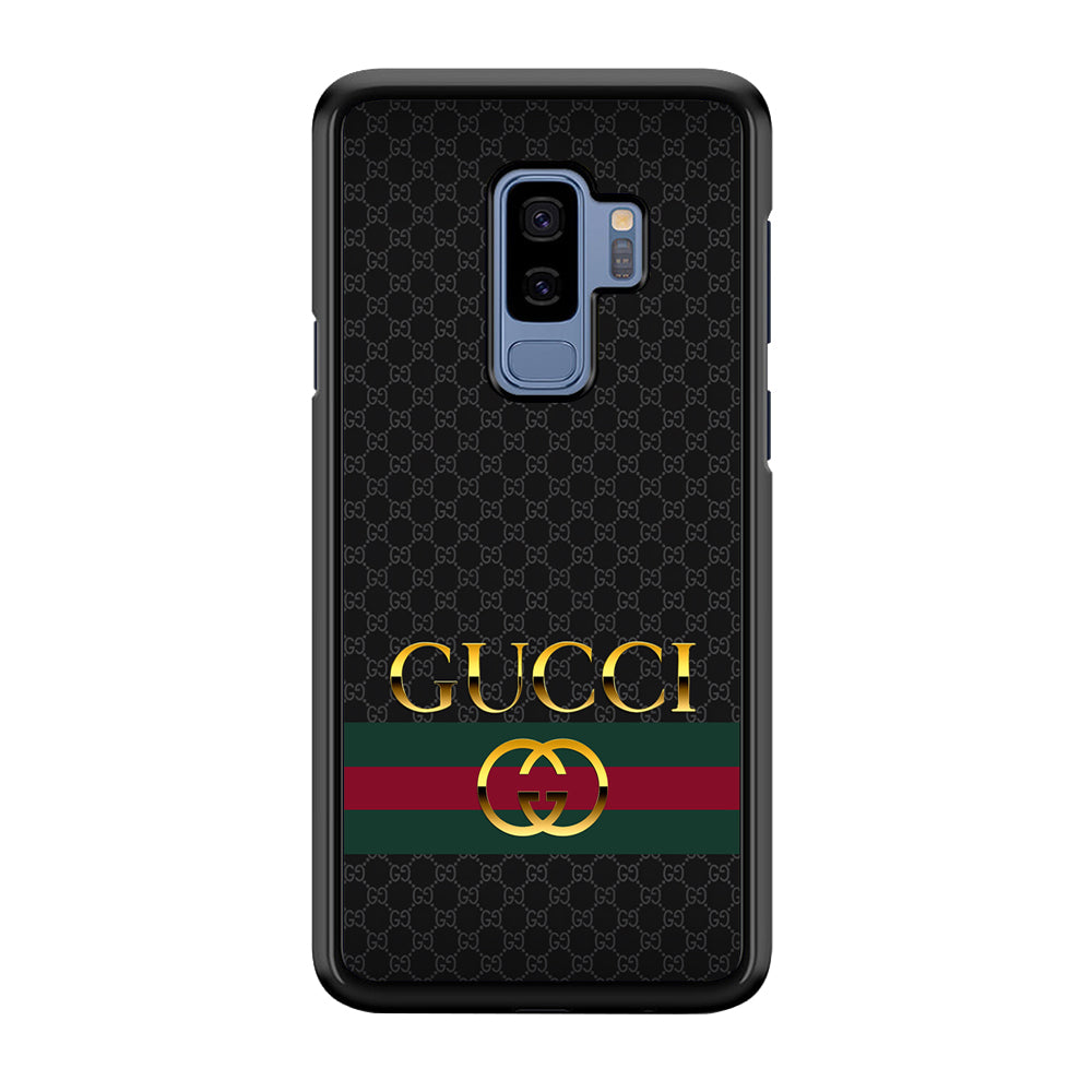Gucci Luxury Pattern Samsung Galaxy S9 Plus Case-Rubber White (2D Case)-Oxvistore