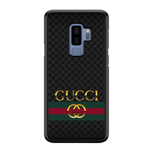 Gucci Luxury Pattern Samsung Galaxy S9 Plus Case-Rubber White (2D Case)-Oxvistore
