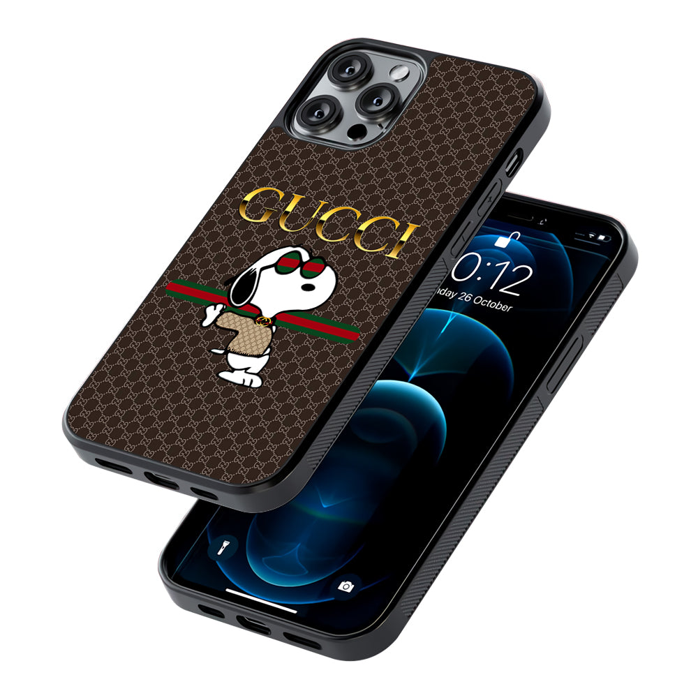 Gucci Snoopy Dope 2D Rubber Phone Case-Oxvistore
