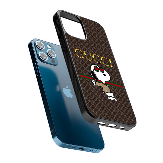 Gucci Snoopy Dope 2D Rubber Phone Case-Oxvistore