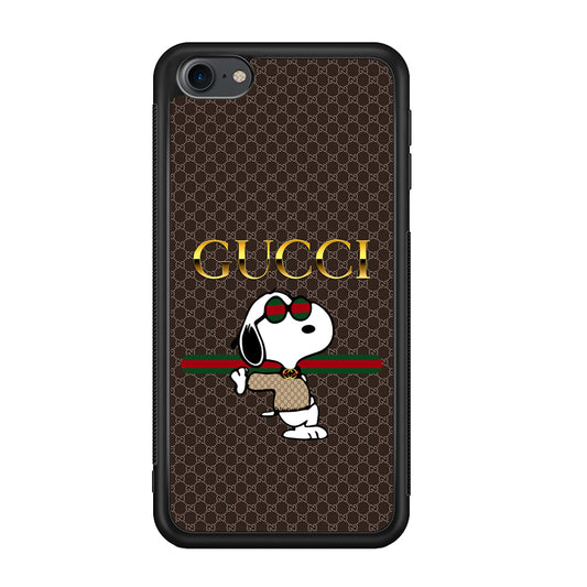 Gucci Snoopy Dope iPod Touch 6 Case-Rubber Black (2D Case)-Oxvistore