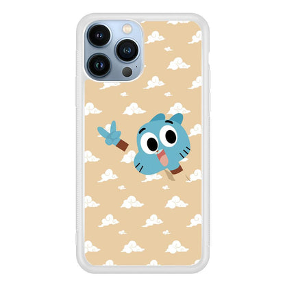 Gumball Peace Hands iPhone 15 Pro Case-Oxvistore