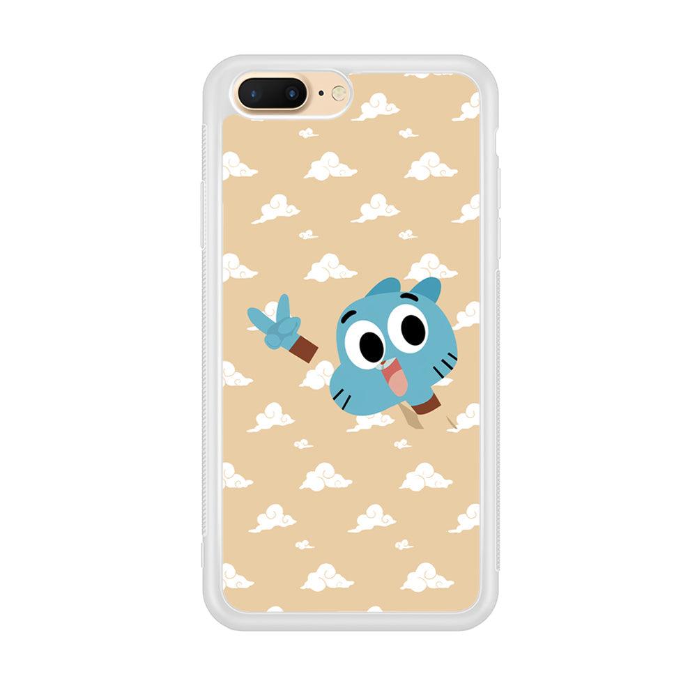 Gumball Peace Hands iPhone 8 Plus Case-Oxvistore