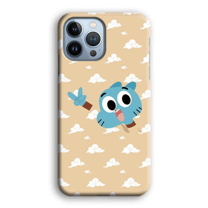 Gumball Peace Hands iPhone 14 Pro Case-Oxvistore