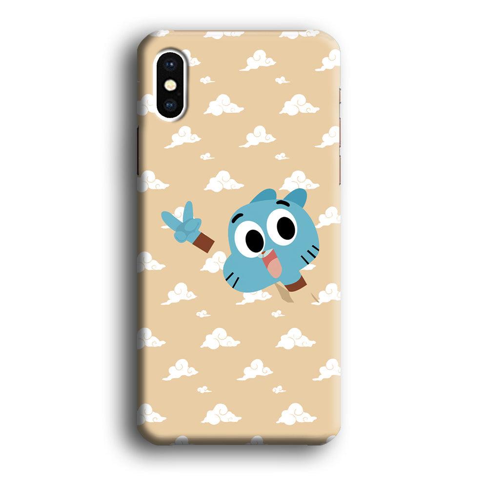 Gumball Peace Hands iPhone X Case-Oxvistore