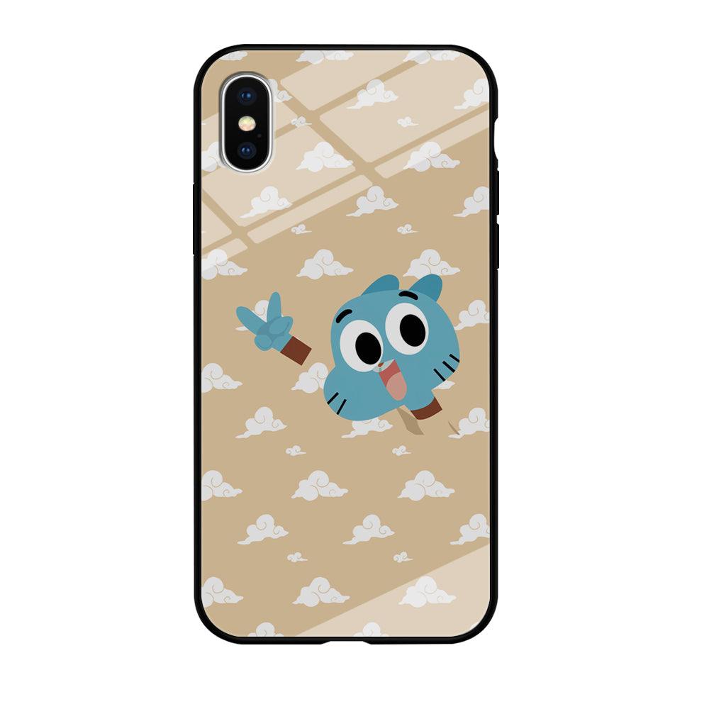 Gumball Peace Hands iPhone X Case-Oxvistore