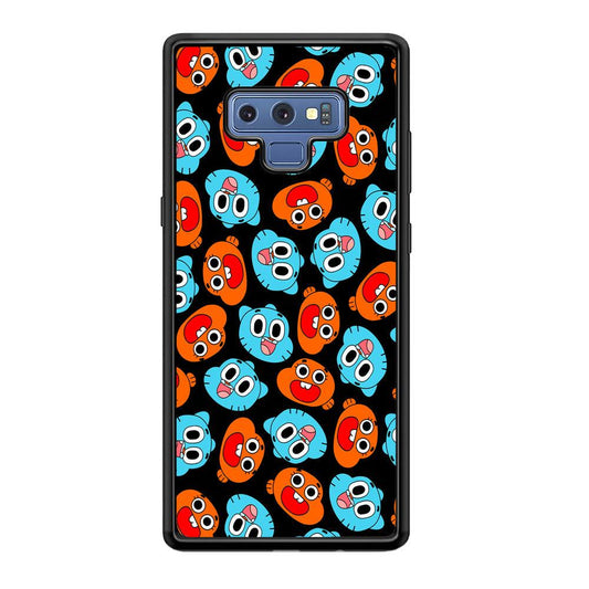 Gumball Sibling Patern of Face Samsung Galaxy Note 9 Case-Oxvistore