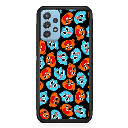 Gumball Sibling Patern of Face Samsung Galaxy A52 Case-Oxvistore