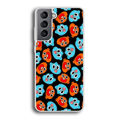 Gumball Sibling Patern of Face Samsung Galaxy S21 Case-Oxvistore