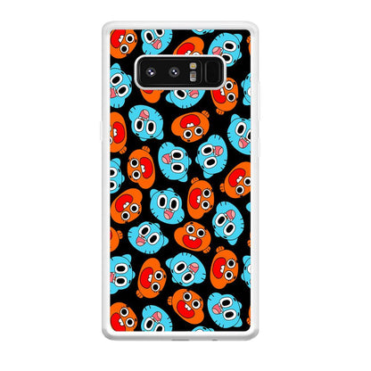 Gumball Sibling Patern of Face Samsung Galaxy Note 8 Case-Oxvistore