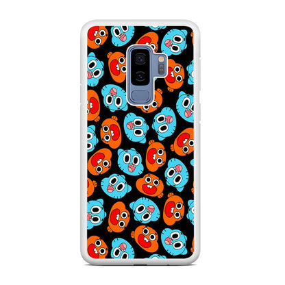 Gumball Sibling Patern of Face Samsung Galaxy S9 Plus Case-Oxvistore