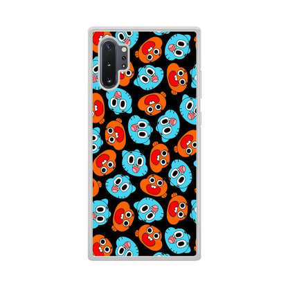 Gumball Sibling Patern of Face Samsung Galaxy Note 10 Plus Case-Oxvistore