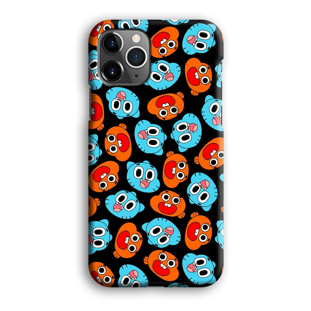 Gumball Sibling Patern of Face iPhone 12 Pro Max Case-Oxvistore