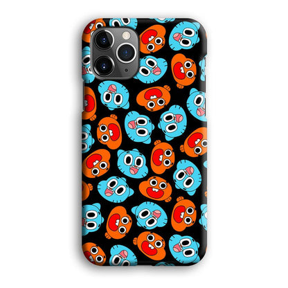 Gumball Sibling Patern of Face iPhone 12 Pro Max Case-Oxvistore