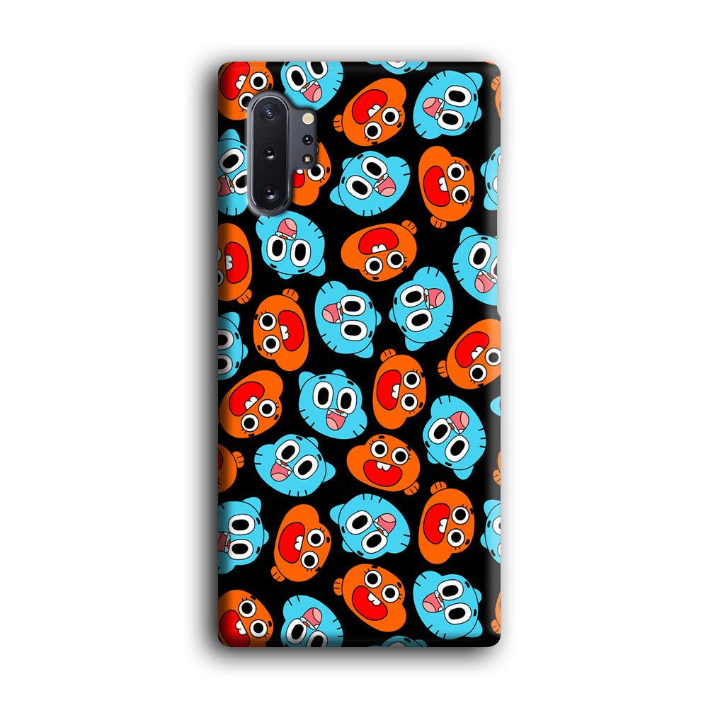 Gumball Sibling Patern of Face Samsung Galaxy Note 10 Plus Case-Oxvistore