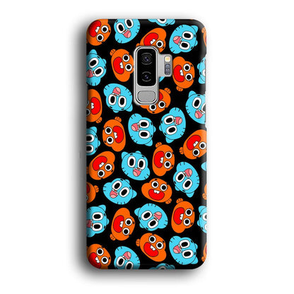 Gumball Sibling Patern of Face Samsung Galaxy S9 Plus Case-Oxvistore