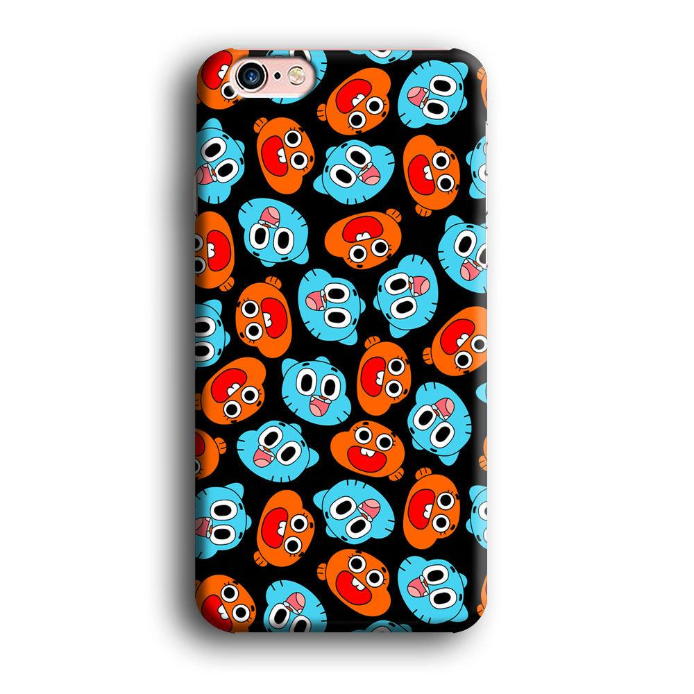 Gumball Sibling Patern of Face iPhone 6 Plus | 6s Plus Case-Oxvistore