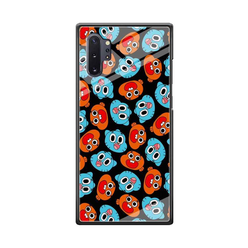 Gumball Sibling Patern of Face Samsung Galaxy Note 10 Plus Case-Oxvistore