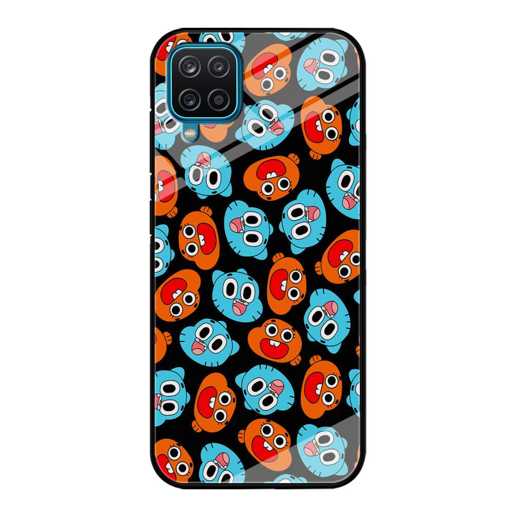 Gumball Sibling Patern of Face Samsung Galaxy A12 Case-Oxvistore