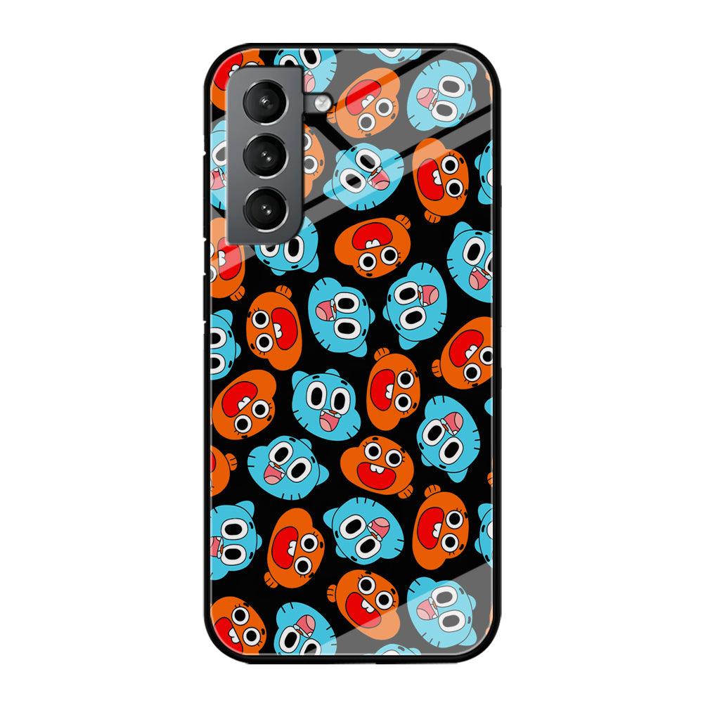 Gumball Sibling Patern of Face Samsung Galaxy S21 Case-Oxvistore