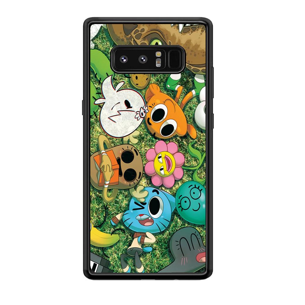 Gumball Take a Rest on Grass Samsung Galaxy Note 8 Case-Oxvistore