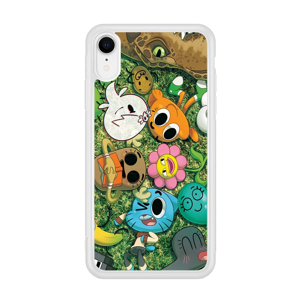 Gumball Take a Rest on Grass iPhone XR Case-Oxvistore