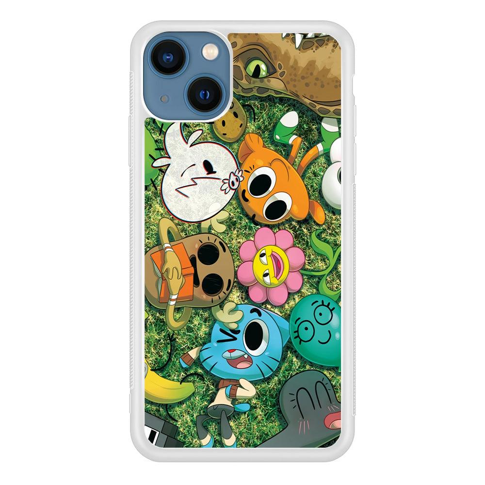 Gumball Take a Rest on Grass iPhone 13 Case-Oxvistore