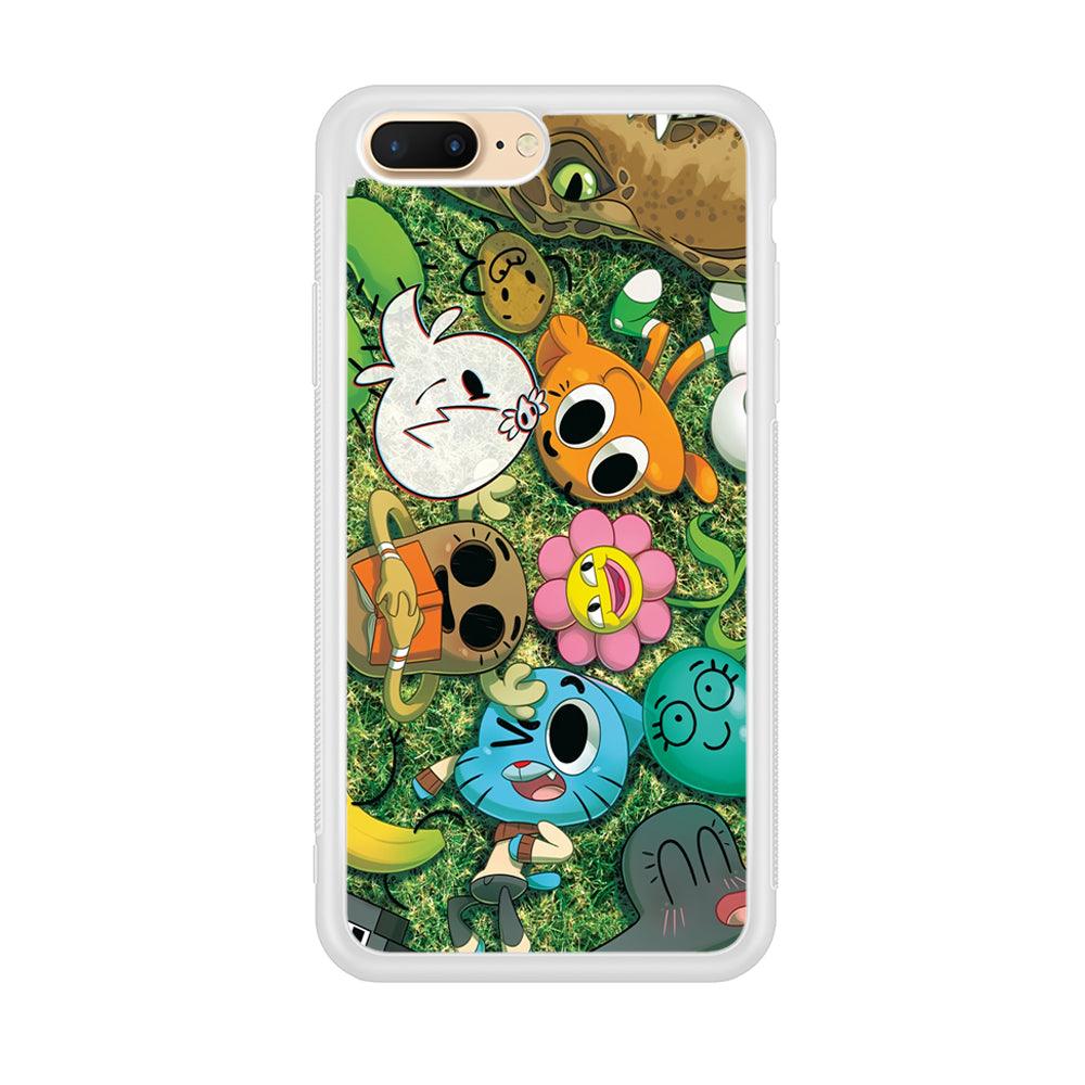 Gumball Take a Rest on Grass iPhone 8 Plus Case-Oxvistore