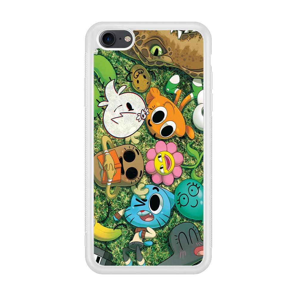 Gumball Take a Rest on Grass iPhone 8 Case-Oxvistore