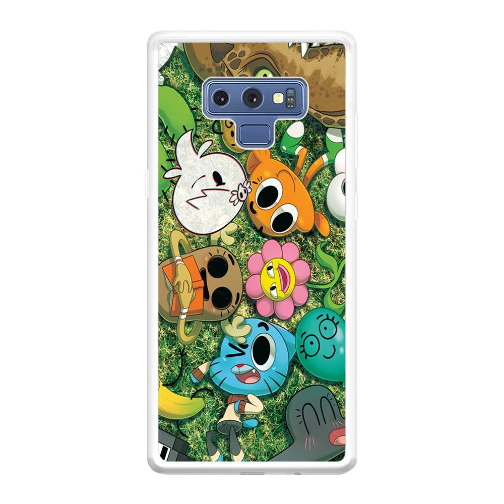 Gumball Take a Rest on Grass Samsung Galaxy Note 9 Case-Oxvistore