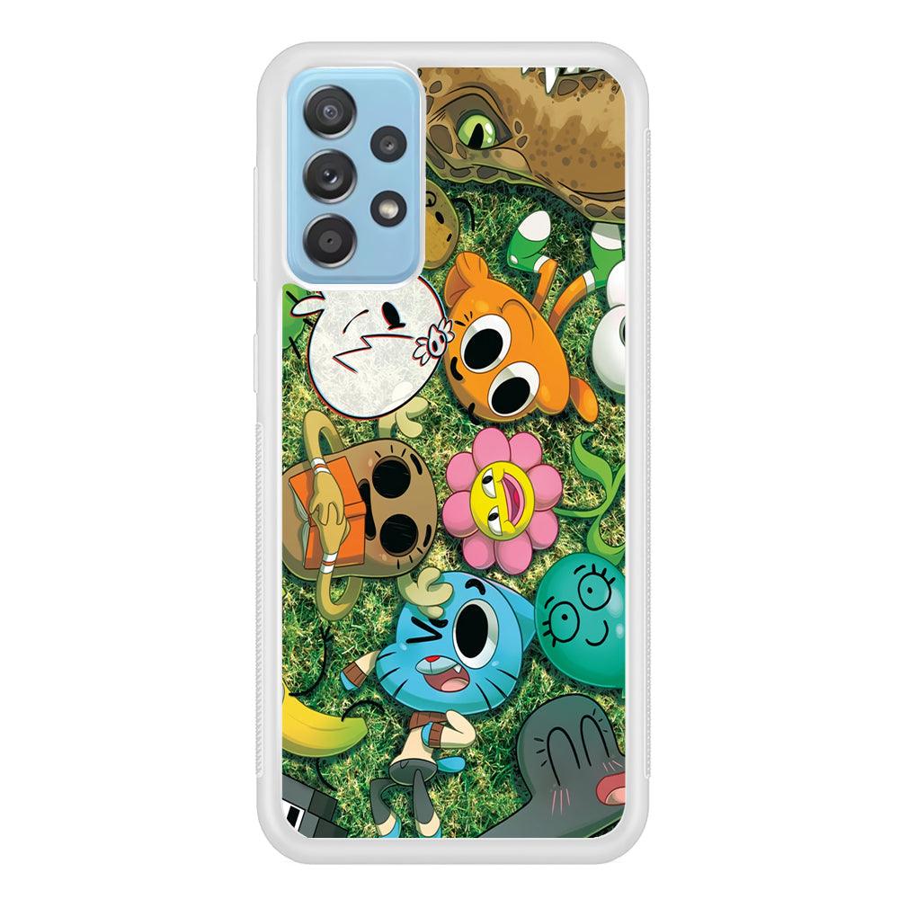 Gumball Take a Rest on Grass Samsung Galaxy A52 Case-Oxvistore